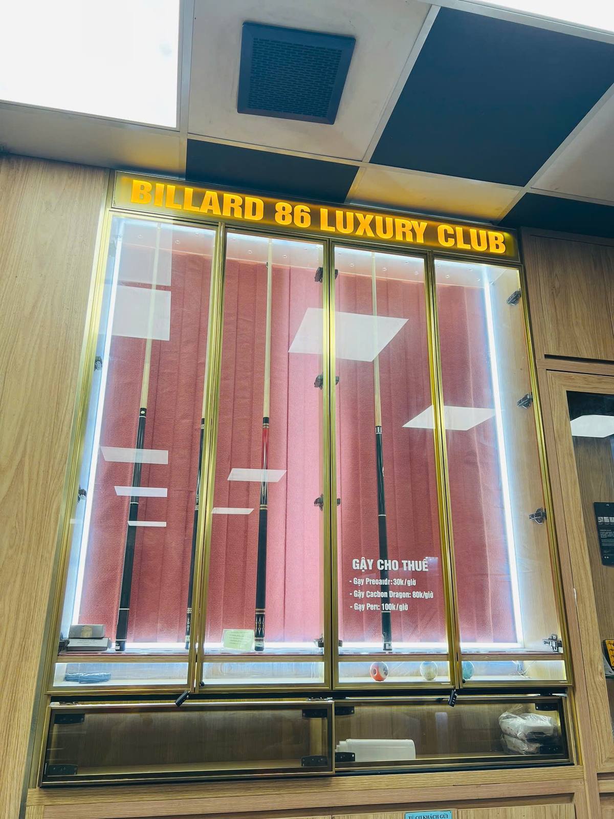 Tủ cơ 86 Luxury Cues — 86 Luxury Billiards 9